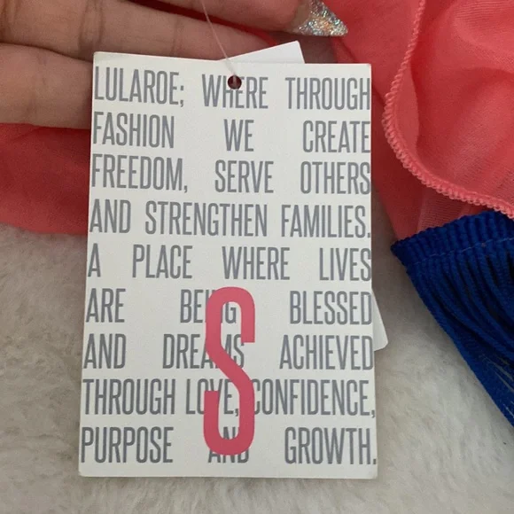 Coral and navy LLR Monroe - Picture 4 of 5